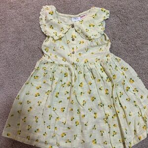 Zara Kids Yellow Floral Dress